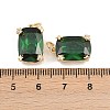 Brass with Cubic Zirconia Pendants KK-B157-24G-3