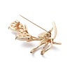 Flower Alloy Brooch JEWB-C037-33B-G-3