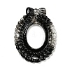 Black Theme Resin Cabochons RESI-Q219-01D-1