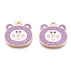 Alloy Enamel Pendants ENAM-N054-74B-2