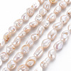 Natural Keshi Pearl Beads Strands PEAR-S021-082A-01-1