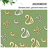 DICOSMETIC 24Pcs 6 Style 201 Stainless Steel Charms STAS-DC0008-61-4