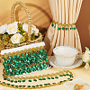 Polyester Lace Ribbon with Plastic Charms Tassel OCOR-WH0078-202A-03-5