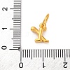 925 Sterling Silver Letter Charms with Jump Rings LS-STER-R008-01G-X-3