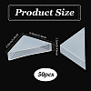 50Pcs Plastic Triangle Corner Protector FIND-NB0005-48C-2