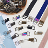 144Pcs 6 Colors Iron Ribbon Ends IFIN-WA0001-01-4