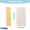 2 Pairs Wool Fiber Shoulder Strap Pads AJEW-CN0005-42B-2