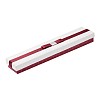 Rectangle Cardboard Necklace/Watch Boxes with Bowknot CBOX-N006-01-1