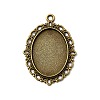 Zinc Alloy Pendant Settings for Cabochon & Rhinestone LS-PALLOY-A15257-AB-LF-1