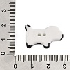 Dog Ceramic Buttons BUTT-I018-01B-02-3