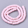 Handmade Polymer Clay Beads Strands CLAY-R089-6mm-071-2