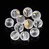 Frosted Baking Painted Glass Beads DGLA-N005-8mm-M-3