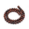 Natural Mahogany Obsidian Round Bead Strands G-P075-26-6mm-2