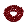 Opaque Solid Color Imitation Jade Glass Beads Strands X-EGLA-A044-P8mm-D02-3