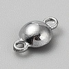 Faceted Glass Flat Round Connector Charms FIND-WH20042-56M-2