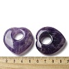 Natural Amethyst Hollow Pendants G-C167-06H-3