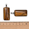 Natural Tiger Eye Pendants GG-CBAA0EE-01P-10-2