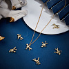 10Pcs Rack Plating Brass Pendants KK-BBC0017-14-3