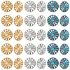 DICOSMETIC 30Pcs 3 Colors 304 Stainless Steel Pendant STAS-DC0012-41-1
