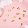 12Pcs 12 Styles 316L Stainless Steel Pendants STAS-TA0003-21G-6