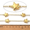 304 Stainless Steel Star Link Chains CHS-G042-02G-2