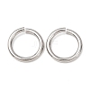 Tarnish Resistant 304 Stainless Steel Open Jump Rings X-STAS-R065-41-4