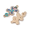 Alloy Enamel Connector Charms ENAM-I054-08C-2