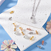 16Pcs 4 Colors Brass Micro Pave Cubic Zirconia Pendant Bails FIND-PH0021-30-5