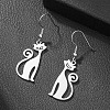 304 Stainless Steel Dangle Earrings FS-WGAFF5E-04-1