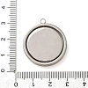 304 Stainless Steel Pendant Cabochons Settings SA-CBA8B85-07P-3