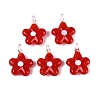 Handmade Lampwork Pendants LAMP-Q039-21G-1