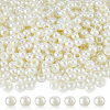500Pcs Imitation Pearl Acrylic European Beads OPDL-DC0001-02-1