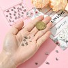 36Pcs 6 Styles 304 Stainless Steel Beads STAS-CJ0002-90-4