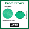 500Pcs PVC Plastic Pendants KY-GF0001-67B-05-2