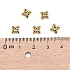 Tibetan Style Alloy Bead Caps TIBEB-Q018-AG-FF-3