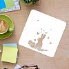 PET Hollow Out Drawing Painting Stencils Sets DIY-WH0172-359-3