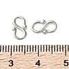 304 Stainless Steel S-Hook Clasps STAS-L282-003P-3