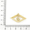 Brass Micro Pave Cubic Zirconia Pendants KK-U058-16G-3