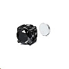 Flat Round Cubic Zirconia Magnetic Clip-on Earrings EJEW-H001-47B-EB-1