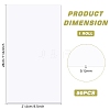 PET Plastic Sheets LS-DIY-WH0304-942-2