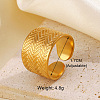 304 Stainless Steel Cuff Rings FS-WG5A8AF-04-1