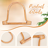 WADORN 2Pcs Cane Grass Rattan Bag Handles FIND-WR0011-24-4