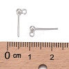 925 Sterling Silver Ear Stud Findings STER-K167-042A-S-3