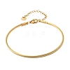 304 Stainless Steel Cable Wire Bangles for Women BJEW-P394-03G-4