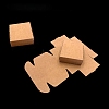 30Pcs Eco-Friendly Square Folding Kraft Paper Shipping Box CON-CJ0001-18-2