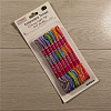 8 Skeins 8 Colors 6-Ply Polycotton(Polyester Cotton) Embroidery Floss LS-PW22063001471-1
