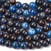 Natural Blue Opal Beads Strands G-H045-A02-8MM-2