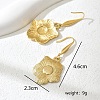 Elegant Stainless Steel Sunflower Dangle Earrings EB0888-5