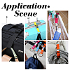   4Pcs 4 Style Nylon Adjustable Add-A-Bag Luggage Strap & Polyester Luggage Straps FIND-PH0007-06-WH-2