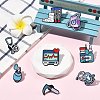 8Pcs 8 Styles Medical Theme Enamel Pins JEWB-CJ0003-62-6